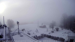 Pohled na jih, hrad Trosky