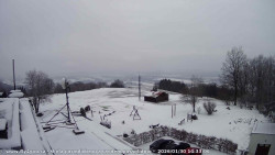 Pohled na jih, hrad Trosky