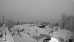 Pohled na jih, hrad Trosky