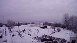 Pohled na jih, hrad Trosky