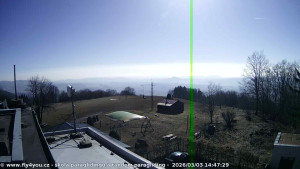 Kozákov - Pohled na jih, hrad Trosky - 3.3.2026 v 13:30 Kozákov - Pohled na jih, hrad Trosky - 3.3.2026 v 13:30