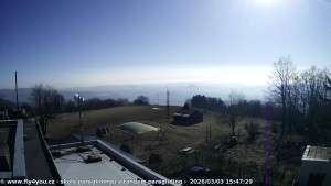 Kozákov - Pohled na jih, hrad Trosky - 3.3.2026 v 14:30 Kozákov - Pohled na jih, hrad Trosky - 3.3.2026 v 14:30