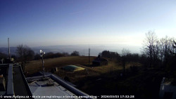 Pohled na jih, hrad Trosky