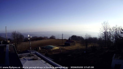 Pohled na jih, hrad Trosky