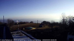 Pohled na jih, hrad Trosky