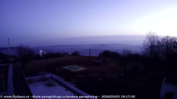 Pohled na jih, hrad Trosky