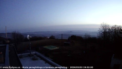 Pohled na jih, hrad Trosky