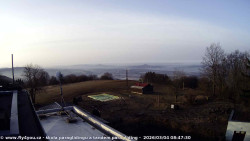 Pohled na jih, hrad Trosky