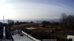 Pohled na jih, hrad Trosky