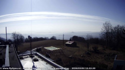 Pohled na jih, hrad Trosky