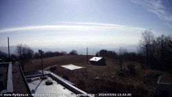 Pohled na jih, hrad Trosky