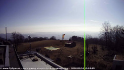 Pohled na jih, hrad Trosky