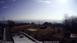 Pohled na jih, hrad Trosky