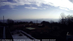 Pohled na jih, hrad Trosky