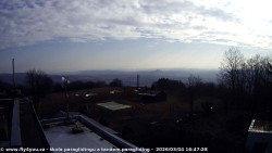 Pohled na jih, hrad Trosky