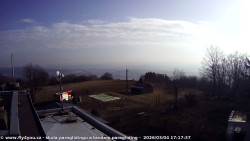 Pohled na jih, hrad Trosky