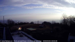 Pohled na jih, hrad Trosky