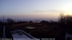 Pohled na jih, hrad Trosky