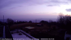 Pohled na jih, hrad Trosky