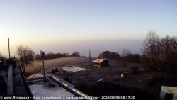 Pohled na jih, hrad Trosky