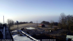 Pohled na jih, hrad Trosky