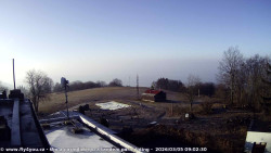 Pohled na jih, hrad Trosky