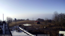 Pohled na jih, hrad Trosky