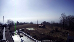 Pohled na jih, hrad Trosky