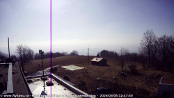 Pohled na jih, hrad Trosky