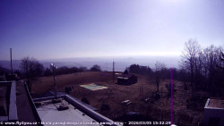 Pohled na jih, hrad Trosky