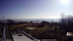 Pohled na jih, hrad Trosky