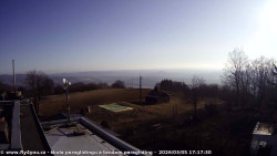 Pohled na jih, hrad Trosky