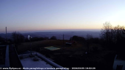 Pohled na jih, hrad Trosky