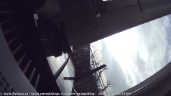 Pohled na jih, hrad Trosky