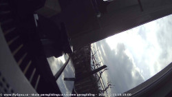 Pohled na jih, hrad Trosky