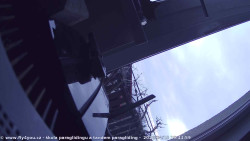 Pohled na jih, hrad Trosky