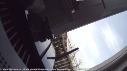 Pohled na jih, hrad Trosky