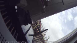 Pohled na jih, hrad Trosky