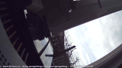 Pohled na jih, hrad Trosky