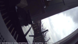 Pohled na jih, hrad Trosky