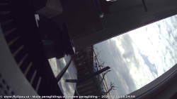 Pohled na jih, hrad Trosky