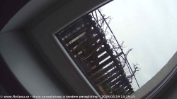 Pohled na jih, hrad Trosky