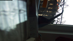 Pohled na jih, hrad Trosky