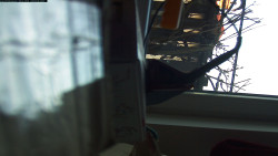 Pohled na jih, hrad Trosky