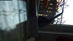 Pohled na jih, hrad Trosky