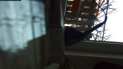 Pohled na jih, hrad Trosky