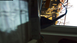 Pohled na jih, hrad Trosky