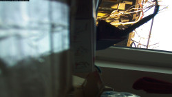 Pohled na jih, hrad Trosky