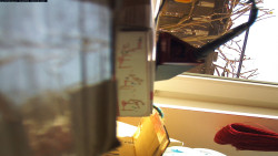 Pohled na jih, hrad Trosky