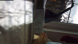 Pohled na jih, hrad Trosky